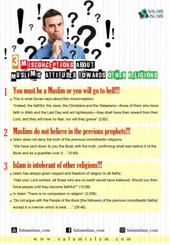 3 Misconceptions about Muslims' Attitudes Towards Other Religions