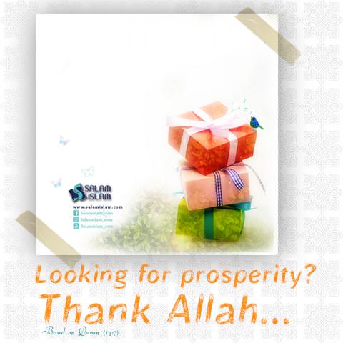 Give Thanks to Allah