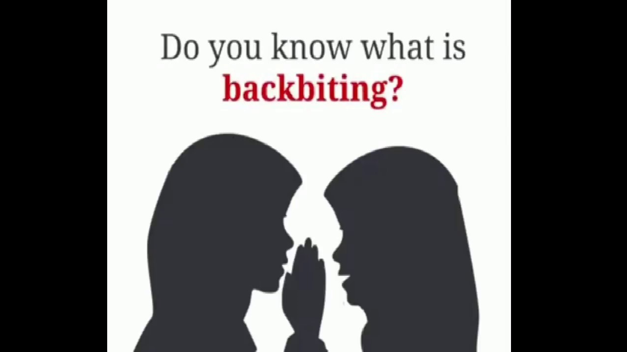 Backbiting General introduction 