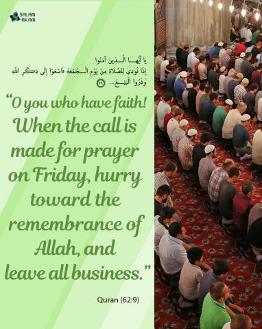 Those who have faith the call for prayer