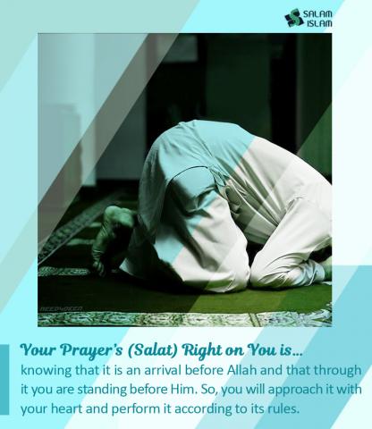 Imam Sajjad's (AS) treatise on rightsy our prayer